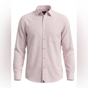 Untuckit New Men's Pink Checkered Shirt size L